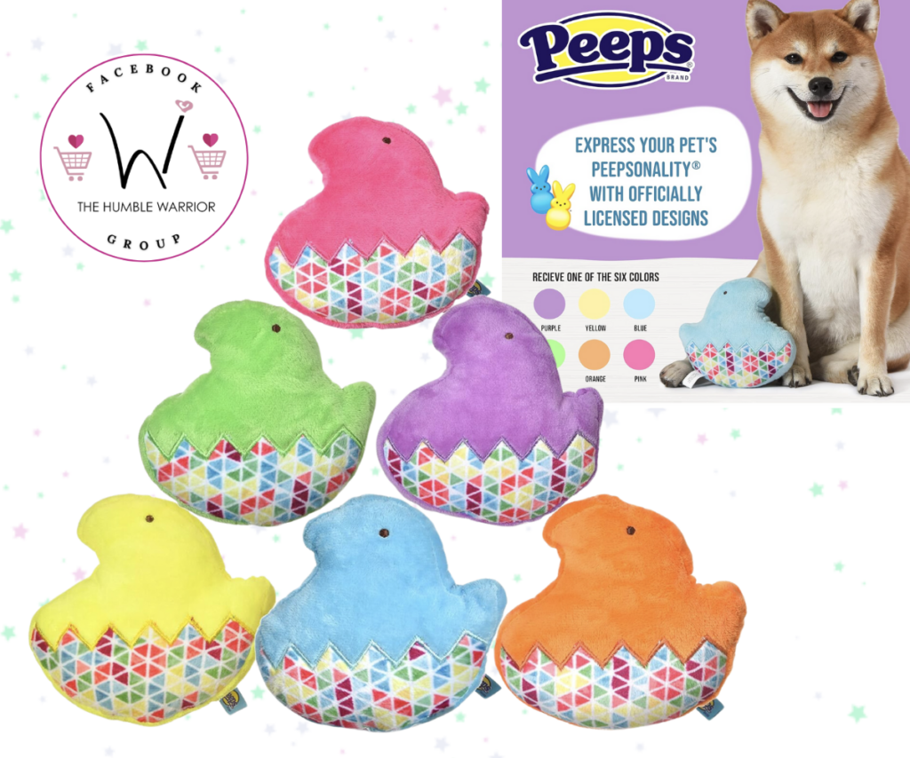 5-inch Peep Chick Plush Dog Toy!